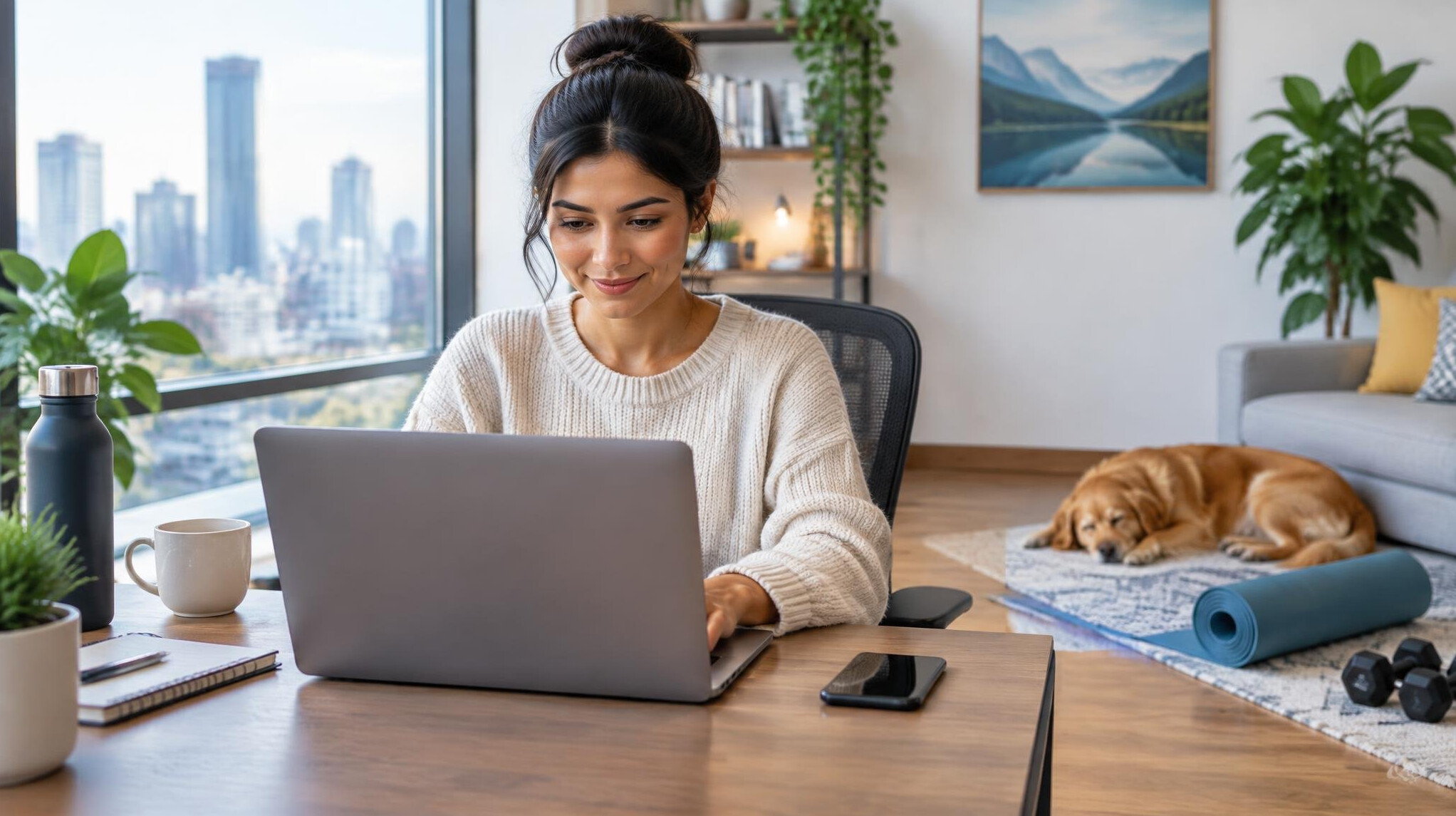 remote work setup